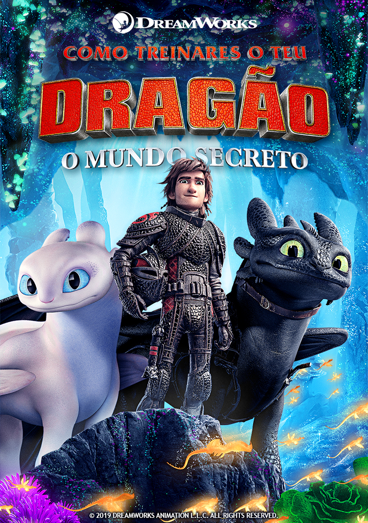 Capa Como Treinares O Teu Dragão: O Mundo Secreto