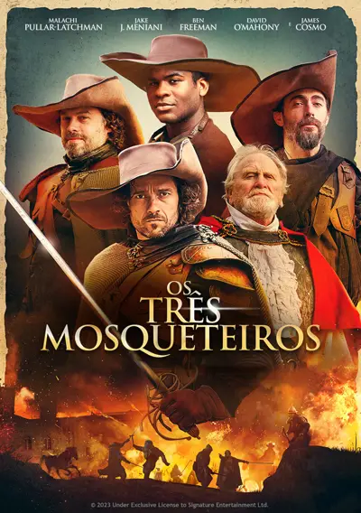Capa Os Três Mosqueteiros (2023)