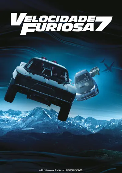 Capa Velocidade Furiosa 7 (versão alargada)