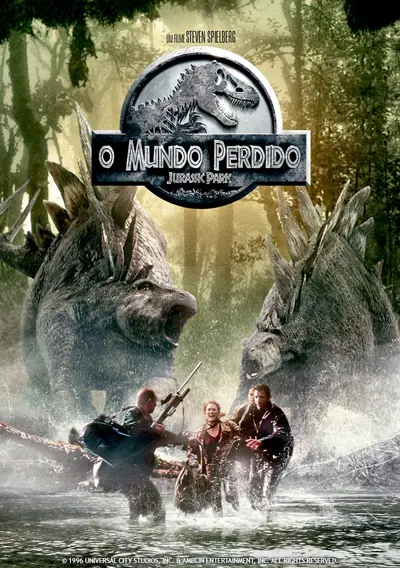 Capa O Mundo Perdido - Jurassic Park
