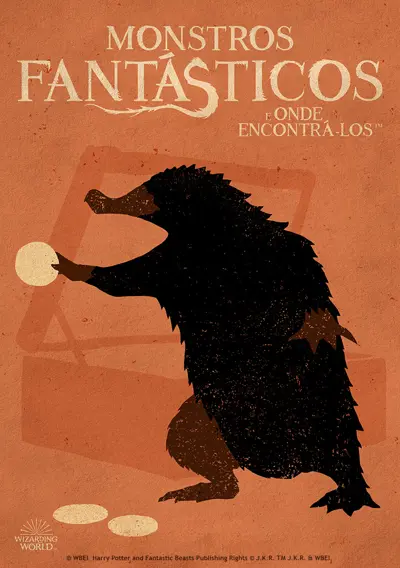 Capa Monstros Fantásticos e Onde Encontrá-los