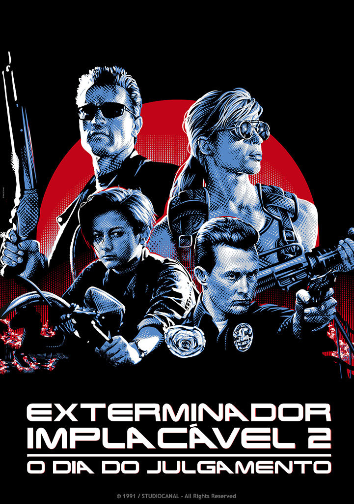 Capa Exterminador Implacável 2, o Dia do Julgamento
