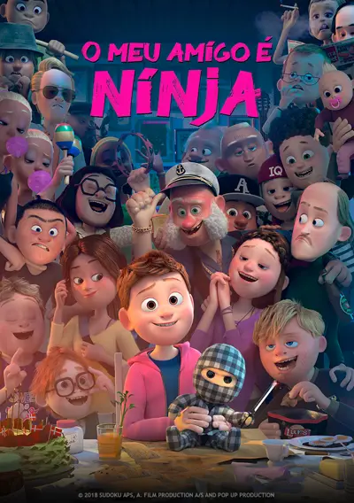 Capa O Meu Amigo É Ninja (VP)