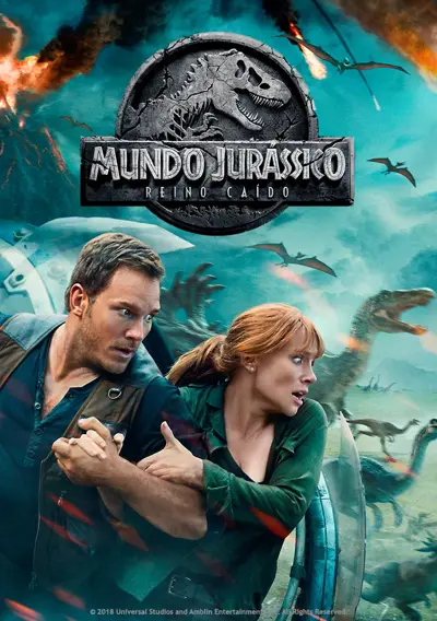 Capa Mundo Jurássico: Reino Caído