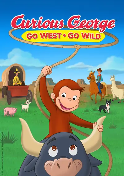 Capa Curious George 5: Go West, Go Wild