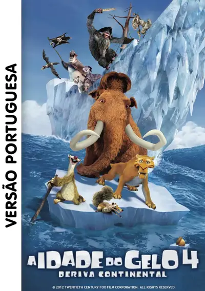 Capa A Idade do Gelo 4: Deriva Continental