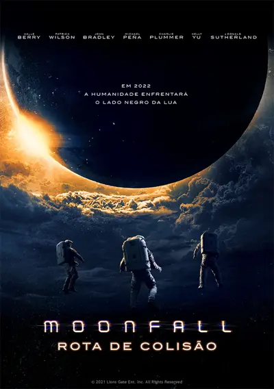 Capa Moonfall - Rota de Colisão