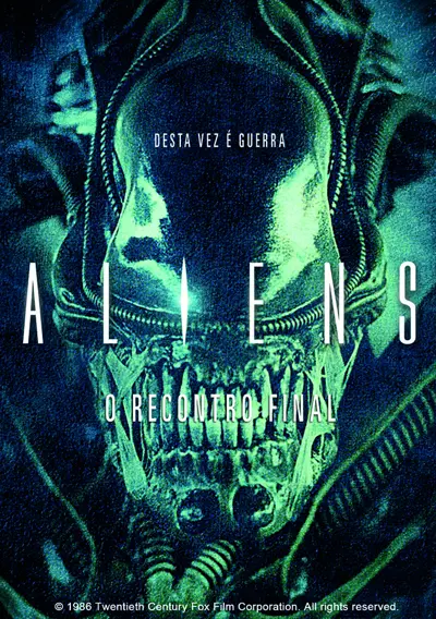 Capa Aliens, o Recontro Final