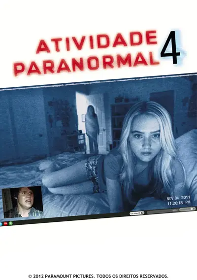 Capa Atividade Paranormal 4