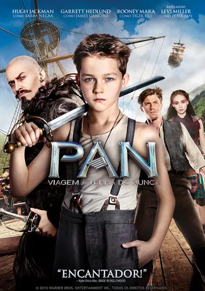 Capa Pan: Viagem à Terra do Nunca