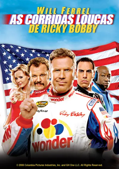 Capa Corridas Loucas de Ricky Bobby, As