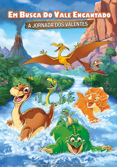Capa Em Busca do Vale Encantado: A Jornada dos Valentes