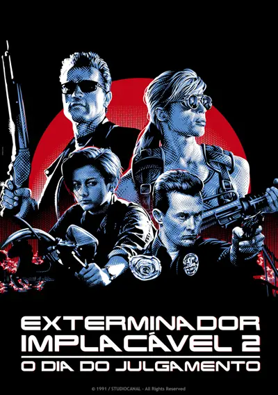 Capa Exterminador Implacável 2, o Dia do Julgamento