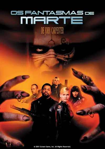Capa Fantasmas de Marte, de John Carpenter