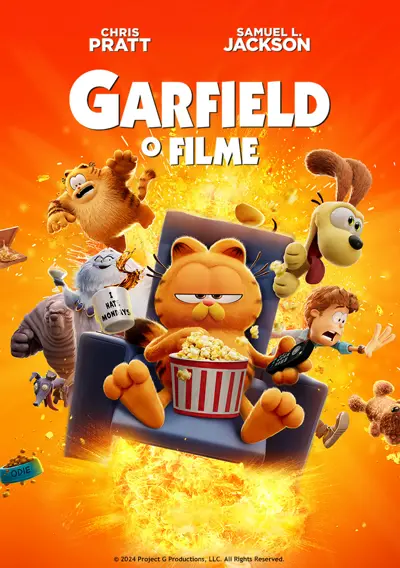 capa Garfield: O Filme (2024) (VO)