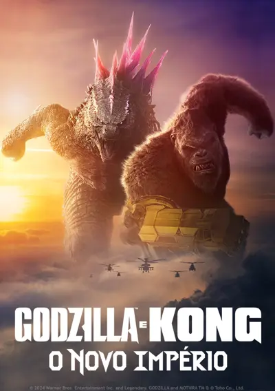 Capa Godzilla x Kong: O Novo Império