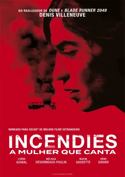 Capa Incendies - A Mulher que Canta