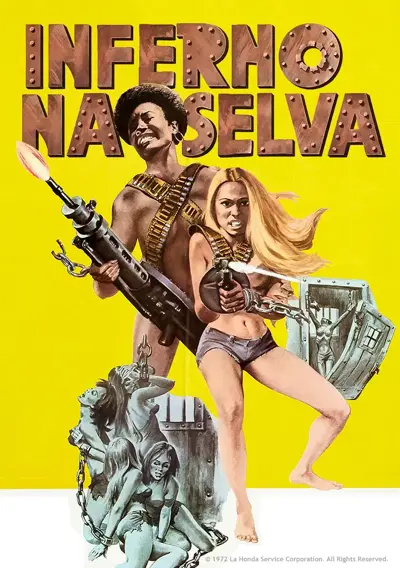 Capa Inferno na Selva (1972)