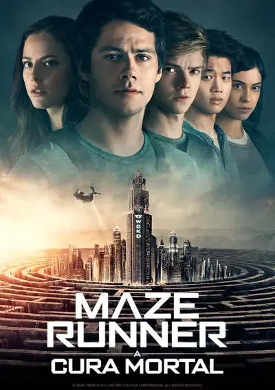 Capa Maze Runner: A Cura Mortal