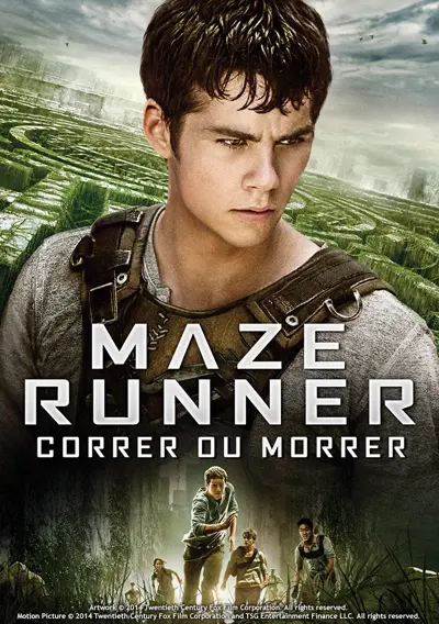 Capa Maze Runner - Correr ou Morrer