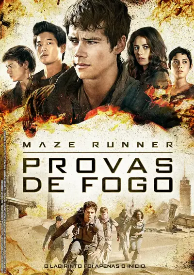 Capa Maze Runner: Provas de Fogo