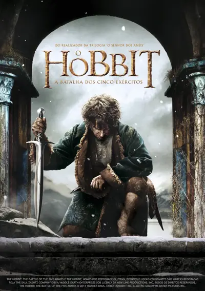 Capa O Hobbit: A Batalha dos Cinco Exércitos