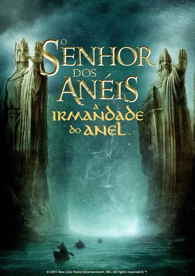 Capa O Senhor dos Anéis - A Irmandade do Anel