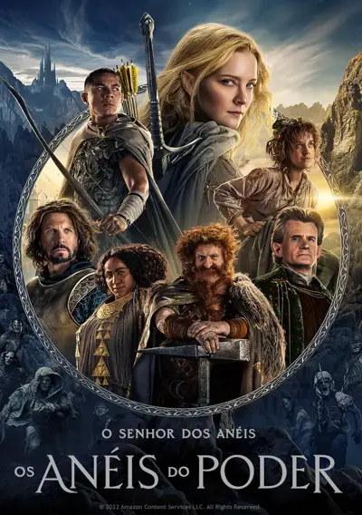 Capa O Senhor dos Anéis: Os Anéis do Poder