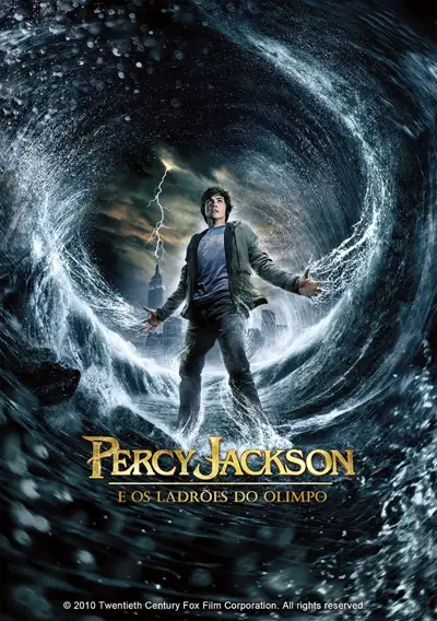 Capa Percy Jackson e os Ladrões do Olimpo
