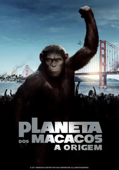 Capa Planeta dos Macacos: A Origem