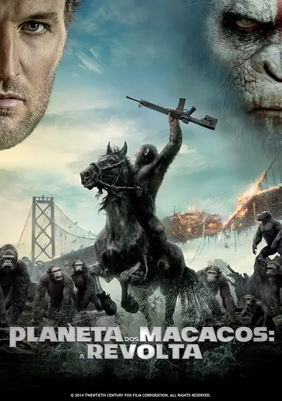 Capa Planeta dos Macacos: A Revolta