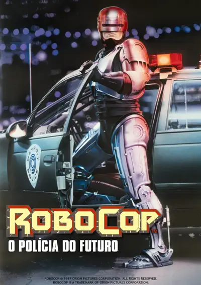 Capa Robocop, o Polícia do Futuro