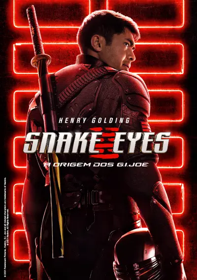 Capa Snake Eyes: A Origem Dos G.I. Joe