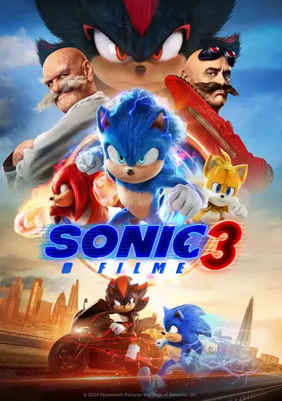 capa Sonic 3: O Filme
