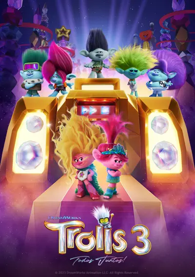 Capa Trolls 3 - Todos Juntos! (VO)