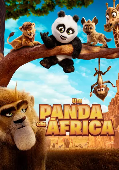 capa Um Panda em África (VP)